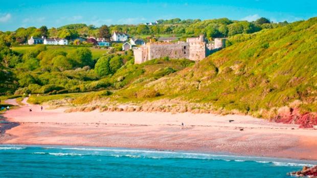 Manorbier Castle Inn Sunset Room Eksteriør bilde